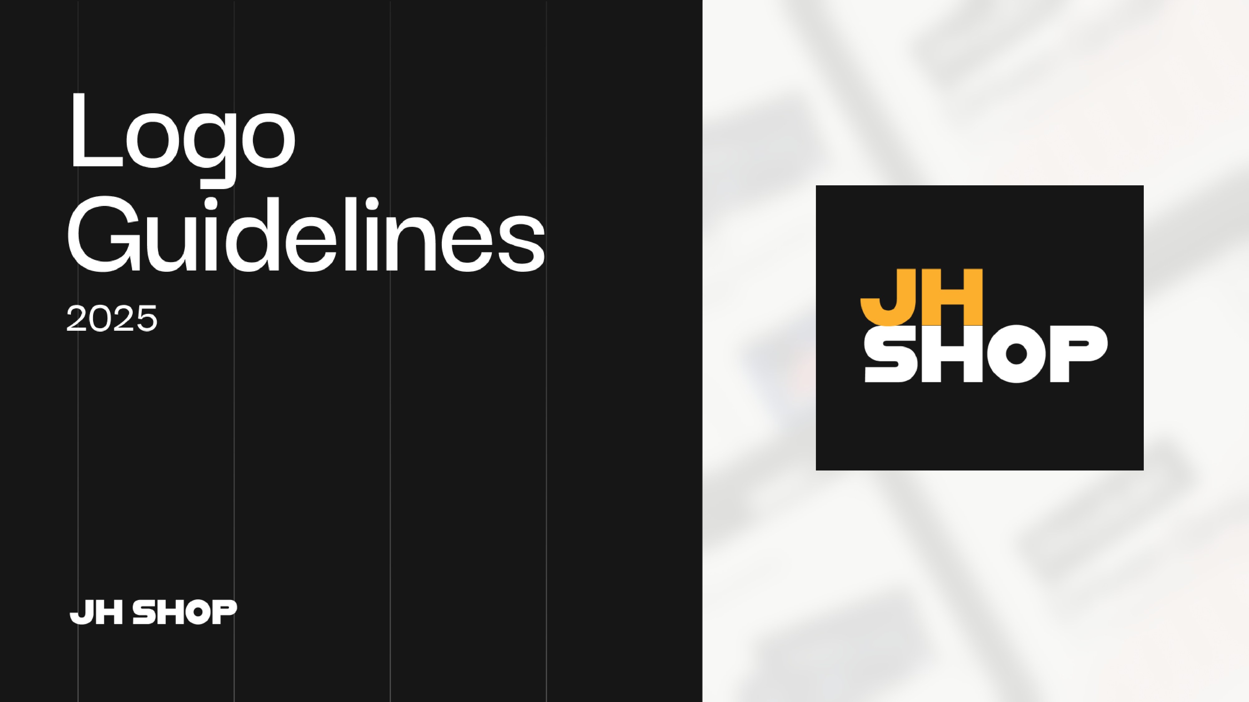 JHShop — logo guidelines